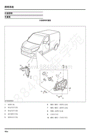 2019年上汽大通EV30维修手册-外部照明