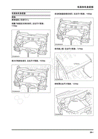 2021年上汽大通G10 维修手册-车架和车身底部