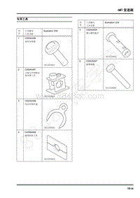 2021年上汽大通G10 维修手册6MT变速箱-专用工具