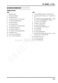 2021年上汽大通G10 维修手册5MT变速箱 上汽齿 -SC22M5NM变速器的检修