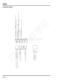 2021年上汽大通EuNIQ7电路图-AUXILIARY DEVICE