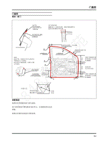 2021年上汽大通T90维修手册-门盖胶