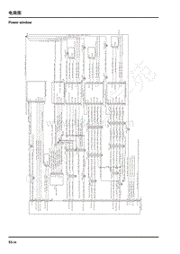 2021年上汽大通T90电路图-Power window