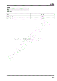 2022年上汽大通D60维修手册-后视镜