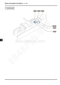 2022年上汽大通EUNIQ 5 PLuG IN 电路图-4.9 副仪表台线束 