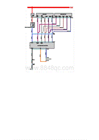 2022年上汽荣威RX5 PLUS电路图-S23-后排右侧车窗升降