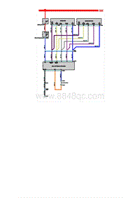 2022年上汽荣威RX5 PLUS电路图-S22-后排左侧车窗升降