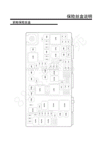 2019年上汽荣威RX8连接器定位图-_F3-前舱保险丝盒