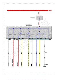 2019年上汽荣威RX8-IS21维修电路图 D10.前舱保险丝盒电源分配（9）