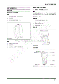 2019年上汽大通V90维修手册-轮胎气压监测系统