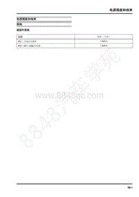 2019年上汽大通V90维修手册-电源插座和线束