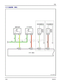 2015年吉利豪情GX9电路图--08-系统电路图-ECM设备控制（联电 