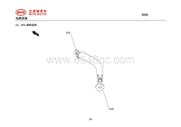 2019年全新比亚迪秦EV-02-电路图-02-整车线束图-15-PTC 搭铁线束