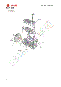 2019年款国六全新比亚迪秦-BYD473Q发动机-03-缸体