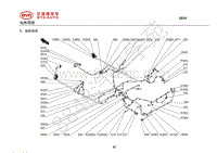 2020年全新比亚迪秦-02-整车线束图-09-地板线束