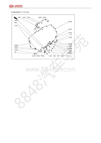 2018年比亚迪宋MAX-03-整车线束图-15-MEH-4002710后背门线束