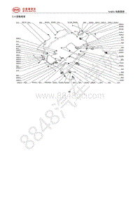 2019年全新一代比亚迪宋EV电路图-03-整车线束图-3.6-前舱线束