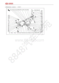 2018年比亚迪宋MAX-03-整车线束图-08-MEFB-4003100仪表板线束I（1.5T DCT）