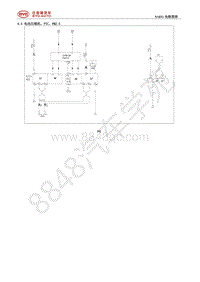 2019年全新一代比亚迪宋EV电路图-04-电器原理图-4.4-电动压缩机 PTC PM2.5