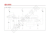 2019年比亚迪宋MAX燃油车电路图（国六）-04-电器原理图-19-雨刮 洗涤系统