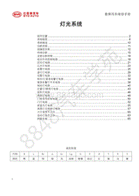 2018年比亚迪秦80 秦100-维修手册-灯光系统