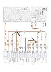 2015-2017福特野马电路图-13-18 配电