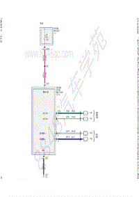 2018年福特野马电路图-047音响系统 导航 AMFFMCDSYNC