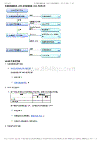 2017-2019年广汽本田雅阁（混合动力）-13-行驶支持和保护系统-速度支持和车辆控制-车道保持辅助系统 LKAS 症状故障排除 - LKAS 开关不工作