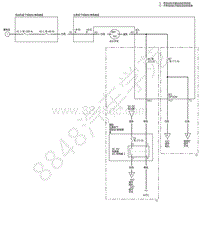 2018年款本田凌派-41-前照灯调平系统电路图-不带自动调平和无钥匙进入系统1