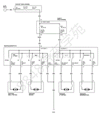 2020年本田广汽奥德赛混动-36-电动座椅电路图-驾驶员电动座椅