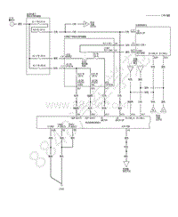 2021年东风本田CR-V线路图-09-车身电气系统-驾驶位置记忆系统（DPMS）电路图