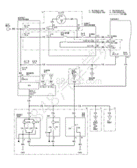 2021年东风本田CR-V线路图-09-车身电气系统-上车照明灯控制系统电路图