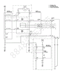 2021年东风本田CR-V线路图-09-车身电气系统-提醒系统电路图