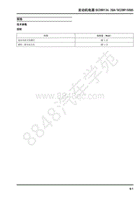 2018年上汽大通T60维修手册-05-发动机电器SC28R136.2Q4 SC28R150Q5