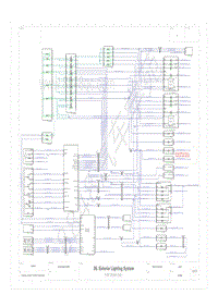 2017年上汽大通T60电路图-08-外饰灯具系统 右舵）