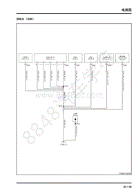 2018年上汽大通T60电路图-21-接地点-109-接地点（右舵）