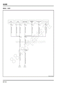 2018年上汽大通T60电路图-21-接地点-104-接地点（右舵）