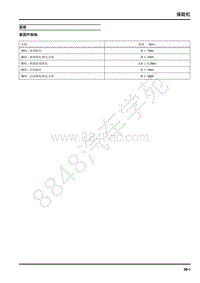 2018年上汽大通G50维修手册-11-外饰装置-11-4保险杠