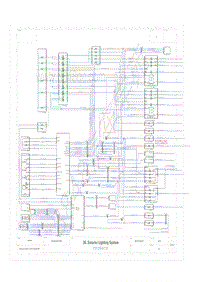 2017年上汽大通T60电路图-08-外饰灯具系统 左舵 