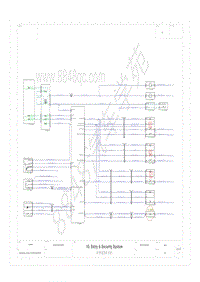 2017年上汽大通T60电路图-13-安全防盗系统 左舵 