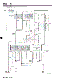2018年上汽大通D90-第五章 电路图-5.27高级辅助驾驶系统