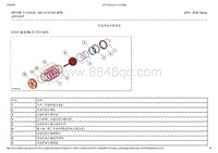 2015-2016年长安福特金牛座-307-01B自动变速器-6速自动变速器-6F55-08-直接挡离合器组装