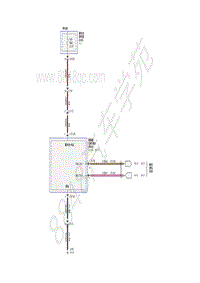 2018年福特猛禽F150电路图-109-1 电动尾门-电动尾门