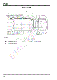 2019年上汽大通EV80电路图-02-线束布置图-动力电池高压输出线束