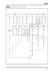 2018年上汽大通V80电路图-欧Ⅵ-05-电路图-68-接地分配