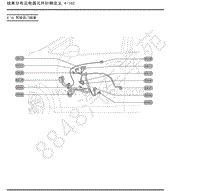 2019年上汽大通G50-04-线束分布及电器元件针脚定义-4.16 驾驶员门线束