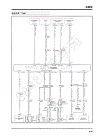 2018年上汽大通V80电路图-欧Ⅵ-05-电路图-26-组合仪表（CAN）