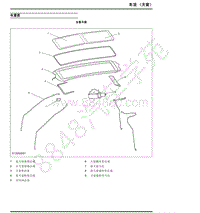 2019年上汽大通G50维修手册-37 车顶（天窗）