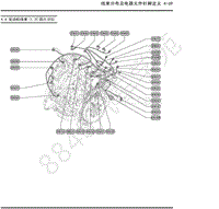 2019年上汽大通G50-04-线束分布及电器元件针脚定义-4.04 发动机线束（1.3T国六OTS）