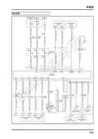 2018年上汽大通V80电路图-欧Ⅵ-05-电路图-22-组合仪表